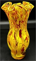 Beautiful MCM Murano Swirl Handkerchief Vase