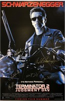 Autograph Terminator Judgement Day Poster