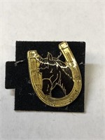 Vintage Lucky Horse Shoe Pin