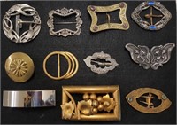 Belt Buckles - metal with some sets