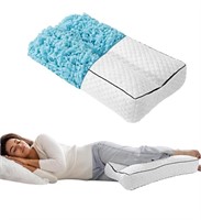 Hombys shredded memory foam knee pillow