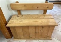 Plow & Hearth Cedar Boot Bench
