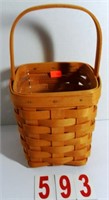 Square basket with Plastic Liner