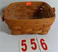 Square basket with Plastic Liner