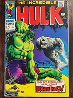 Incredible Hulk #104 (1968) CLASSIC HULK vs RHINO