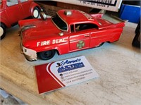 Vintage Fire Dept. Fire Chief Car