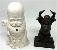 Pair of Buddha Figurines