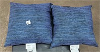 17x17 Indoor/Outdoor Pillows, 2pk, New