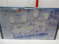 New Holiday Candle Holder In Box