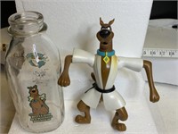 Scooby Doo milk  jug and figure
