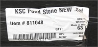 full skid of KSC Pond Stone New .5cf,