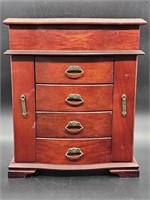 Wooden Dresser Top Jewelry Box