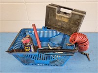 BASKET OF TOOLS & MISC NEEDS CLEANING