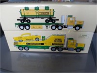 2 Toy Truck Collector Trucks- Flatbed Truck &