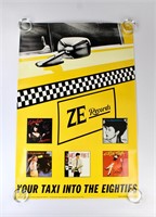 ZE RECORDS Record Album Promotional Poster