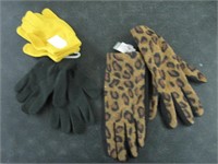 3 NEW PAIRS OF GLOVES-TOUCHSCREEN COMPATABLE