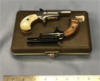 Lot of two;  .22 caliber antique Butler pistols; S