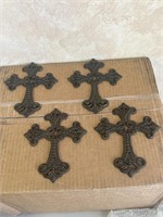 Cast Iron Crosses 7 1/2 Inches Long