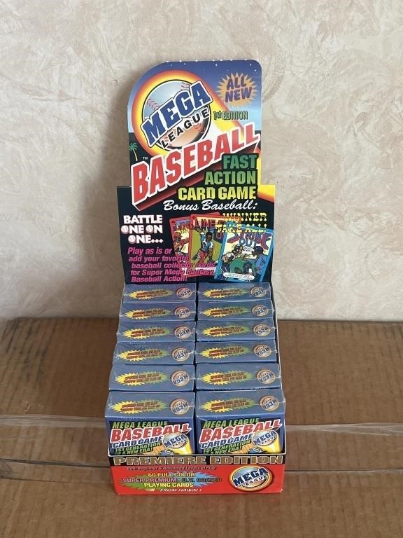 Mega League Baseball Card Game NOS 12 Decks