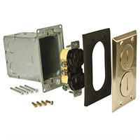 3-1/4Lx5-1/4Wx4-3/4H Steel Brass Box Kit