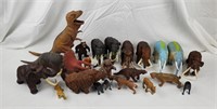 Lot Of Dinosaur, Early Man & Wild Animal Figures
