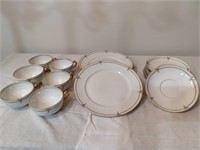 C H Field Haviland Dish Set