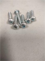 (New)  100pcs of tapping screws Plated steel