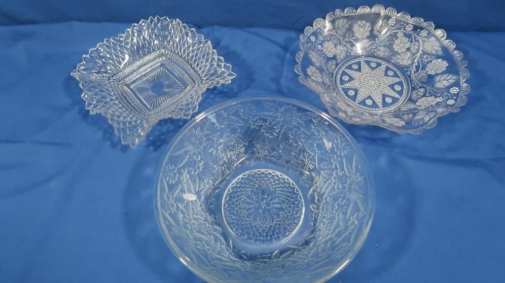 3 Fancy Emobssed Dishes