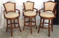 3 Upholstered  Bar Stools V2