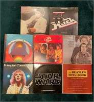 Lot of 8 Record Albums