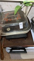 Vintage sunbeam electric griddle and skillet