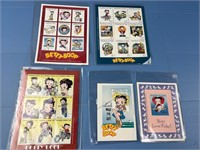 RARE BETTY BOOP STAMPS w/ CERTS
