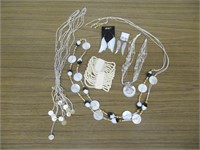 WHITE & SHELL TYPE JEWELRY