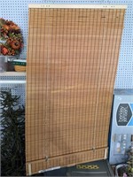 4 Used Bamboo Window Blind Shades