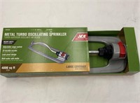 Ace Metal Turbo Oscillating Sprinkler, New