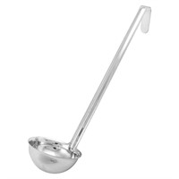 Winco One Piece Ladle, 6 Ounce, Stainless