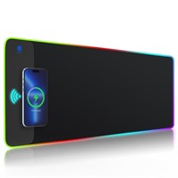 iLeadon RGB Gaming Mouse Pad, Wireless Charging Mo