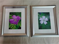 Framed flower decor