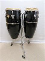 Two Latin percussion congas, 11" & 12", the