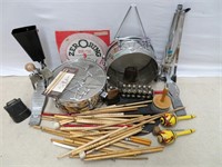 Drum sticks & percussion items