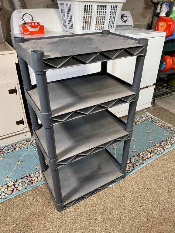 plastic shelving unit 32x39