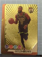 24k gold-plated NBA jaylen Brown