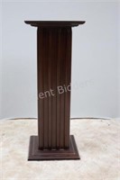 Wooden Column Plant Stand