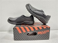 Brazos 9.5 Men's Mesa Black Steel Toe Shoes