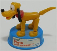 RARE 1977 PLUTO Push Up Puppet Walt Disney