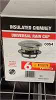 INSULATED CHIMNEY UNIVERSAL RAIN CAP