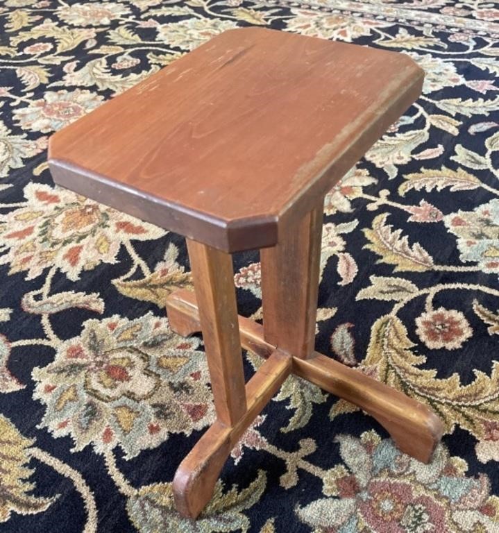 Wooden foot stool