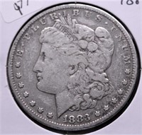 1883 MORGAN DOLLAR VG