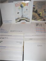BIN- 1980-'89 US Stamp Sets, State Birds & Flowers