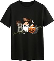 Womens Halloween Shirts Cute Boo Ghost Pumpkin  XX